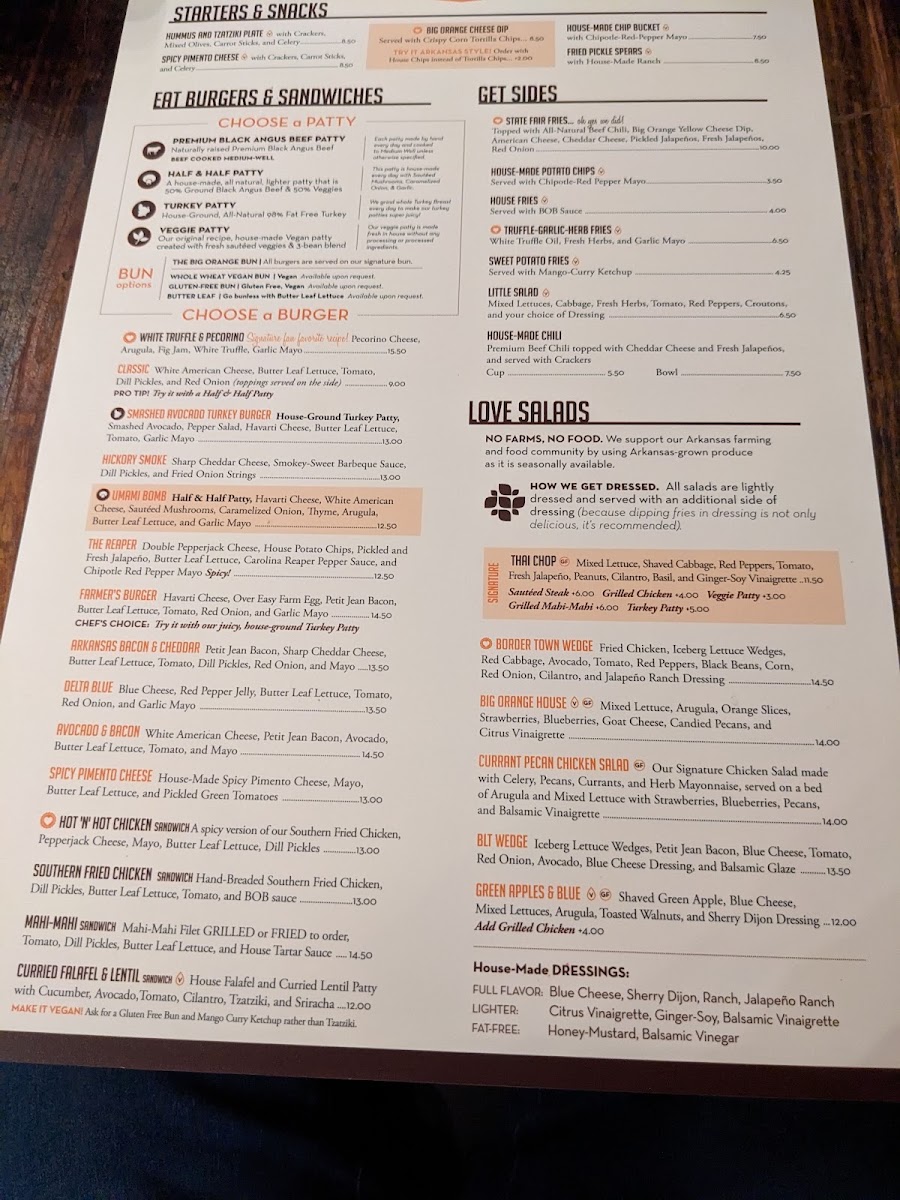 Menu Big Orange | Rogers-10