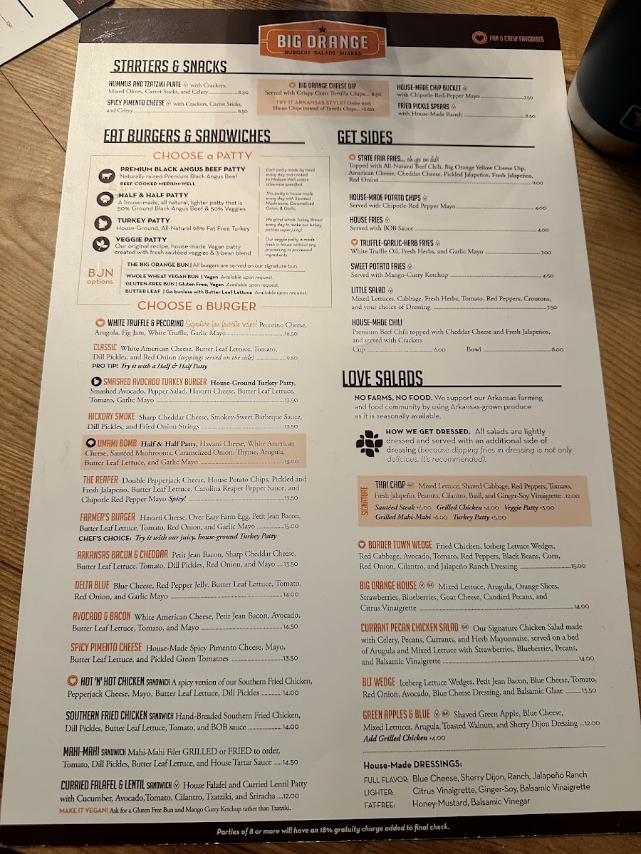 Menu Big Orange | Rogers-7