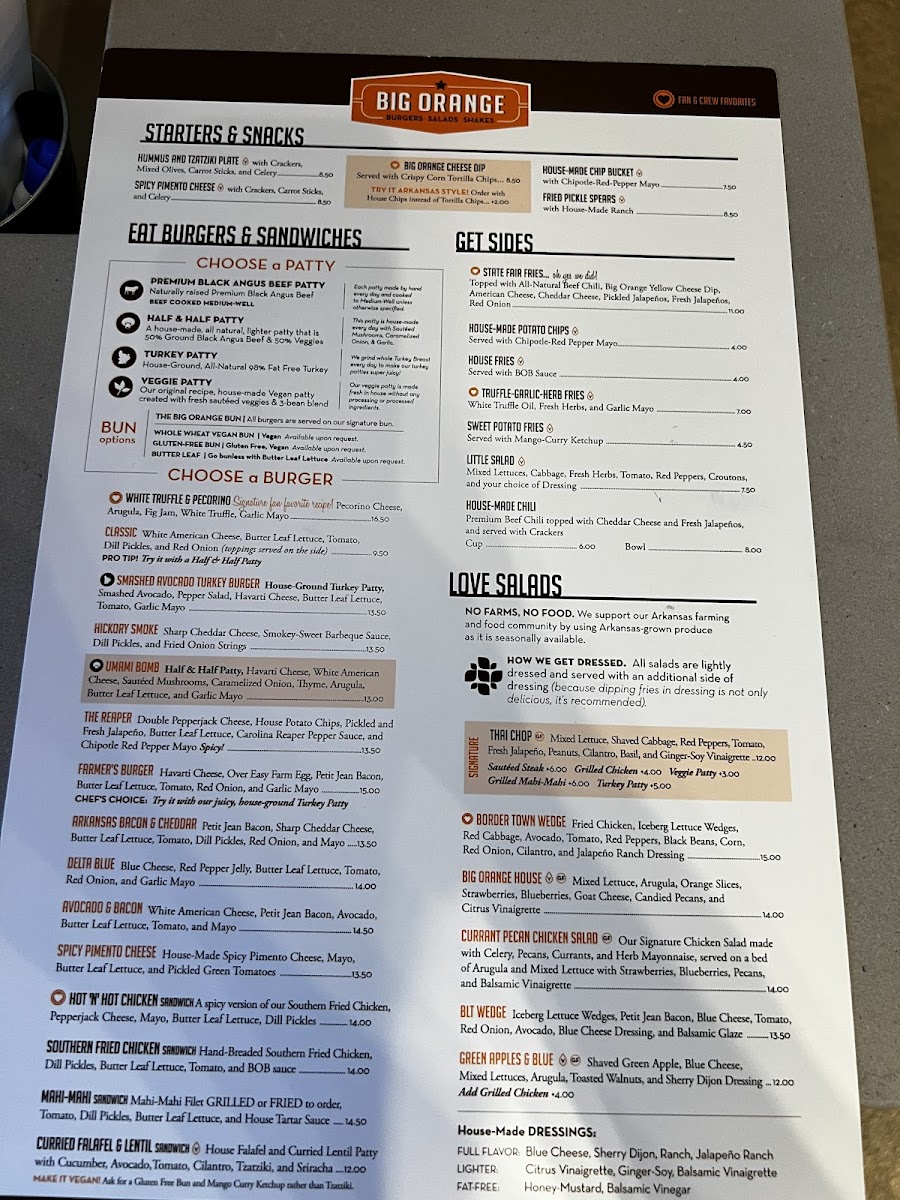 Menu Big Orange | Rogers-9